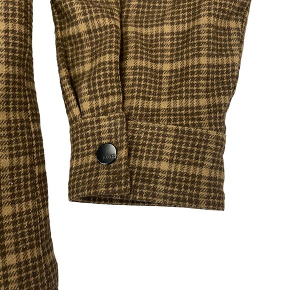 Hawx Work Gear Shacket Mens XL Brown Plaid Sherpa Lined Pockets Snap Button - Picture 16 of 16